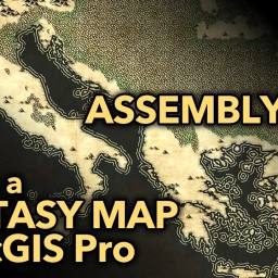 Tolkien Style Maps in a GIS: part 4, Assembly