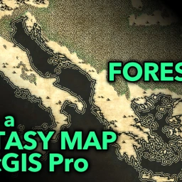 Tolkien Style Maps in a GIS: part 1, Forests
