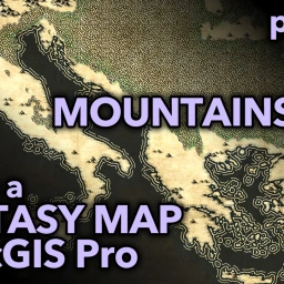 Tolkien Style Maps in a GIS: part 2, Mountains
