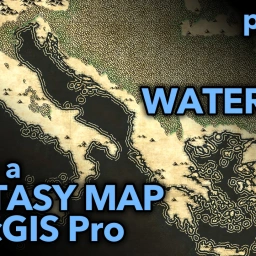 Tolkien Style Maps in a GIS: part 3, Water